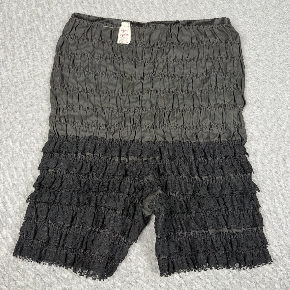 Vintage Black Square Dance Bloomers Malco Modes Size Medium - Picture 2 of 4